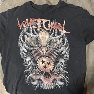 Whitechapel official band merch vintage sawblade design